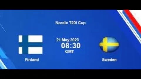 Finland vs Sweden | FIN vs SWE | 10th Match of Nordic T20 Cup 2023 | Cricket Live Commentary