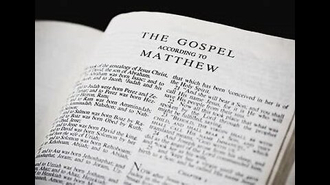 Bible Study - Gospel of Matthew_Lesson 6