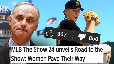 MLB Gets SLAMMED For Insane Woke Virtue Signal | MLB The Show Now Lets You Play As A Woman