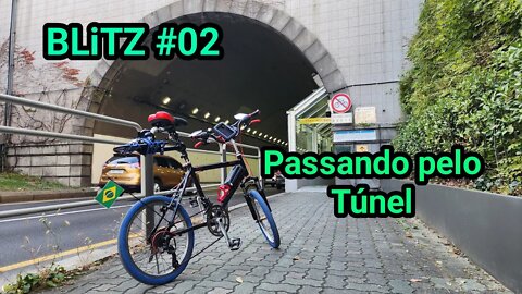 BLITZ 02 - RETROARIA - Passando de bicicleta pelo túnel em Seul.