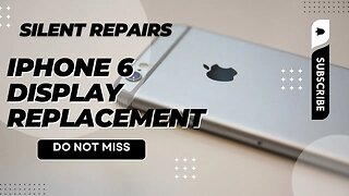 APPLE, Iphone 6, screen, display, lcd, replacement, repair video