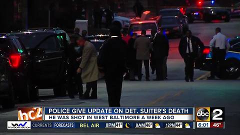 Baltimore Police: Detective Suiter was shot with his own firearm, conspiracies are untrue