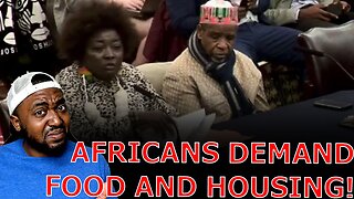 African Migrants STORM NYC Town Hall CRYING RACISM & XENOPHOBIA Over Free Food And Housing!