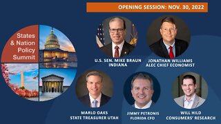 2022 States and Nation Policy Summit Opening Session Wed., Nov. 30