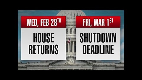 Government shutdown looms as congress works on budget