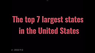 WHAT’S THE **LARGEST ** STATE IN AMERICA 🇺🇸