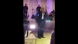 Trump Surprises Guests At A Wedding And RAILS Against Biden