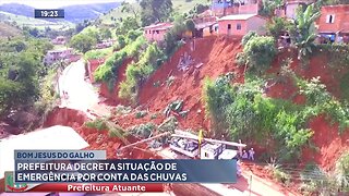 Bom Jesus do Galho: Prefeitura Decreta Situação de Emergência por Conta das Chuvas.