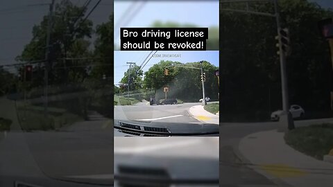 He should be banned from driving for life! #shorts #youtubeshorts #shortvideo #viral