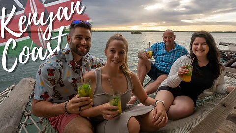 My Family's FIRST TIME in Kenya 🇰🇪 / Beach, Dhow, Tuk Tuk & Sunset