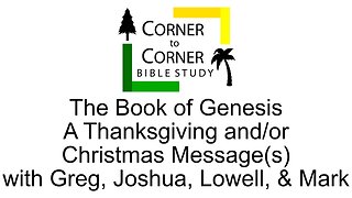 A Thanksgiving and/or Christmas Message(s)
