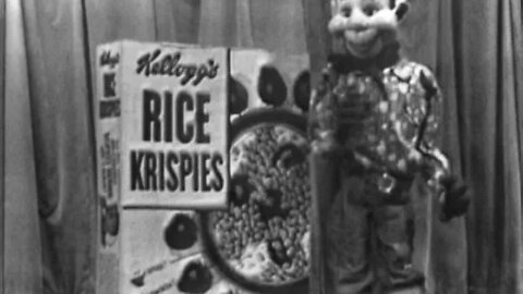 1952 commercial for Kellogg's Rice Krispies