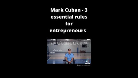 Mark Cuban - sale cures all