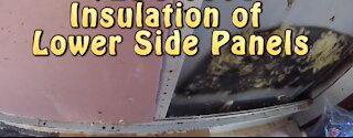 Bus Conversion "Snapshot Video" of Insulating Lower Panels