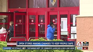 Open stores make changes to keep customers safe