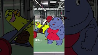 TOXIC GIRLS AT THE GYM #animation #shorts #viral