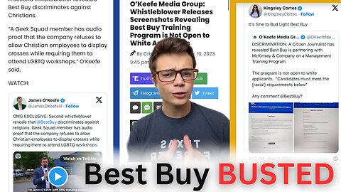 Victor Reacts: Best Buy BUSTED Discriminating Against Christians and White People!