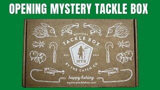 Opening Mystery Tackle Box By The Catch Co September 2022 Box