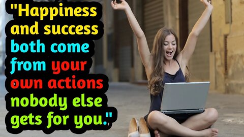 Happiness and success both come from your own actions | #shorts #YoutubeShorts #trending #motivation