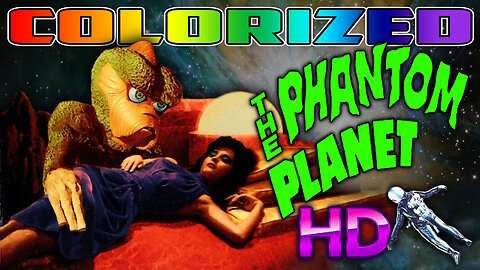 The Phantom Planet - AI COLORIZED AND REMASTERED - Excellent Quality - Schlock Sci-Fi