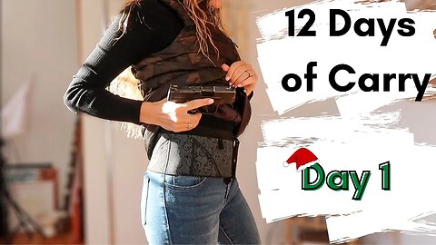 12 DAYS OF CARRY DAY 1 | Carrying a gun in a belly band, chat about adult friendships, chopping wood