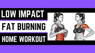 Low impact, beginner, fat burning, home workout. ALL standing!