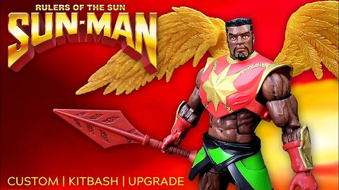 Custom Marvel Legends Style Sun-Man - Rulers of the Sun - Masterverse