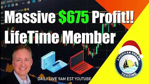 Massive $675 Profit Lifetime Member Stock Market