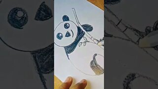 how to Draw a panda 🐼#shorts #drawing #howtodraw #onlineart #artvideo #art #artoftheday #abstractart