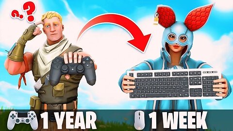 One week on keyboard and mouse Fortnite/cod