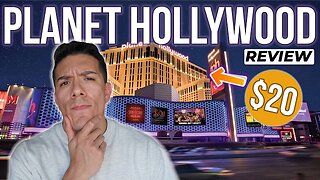 The Cheapest Room at the Planet Hollywood Hotel in Las Vegas - WORTH IT?