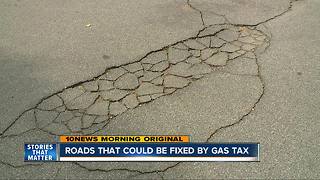 Gas tax could pay to repave hundreds of county roads