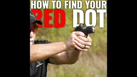 Mike Seeklander - Quick Pro Tip - How To Find Your Red Dot with the SFX9 #Shorts