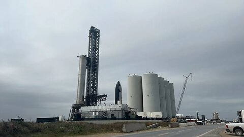 Live From SpaceX Starbase launch site [Ship 20, SN20, booster 4]