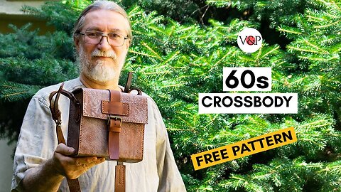 60s Crosbody Bag, FREE Pattern (Link in Description)