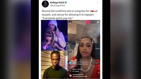 Stunna Girl gets smacked on the butt. Should women take accountability for sexualizing themselves?