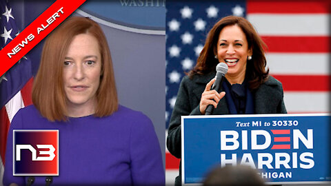 Psaki PANICS after Reporter DEMANDS to Know Why it’s Now a Biden-Harris Administration