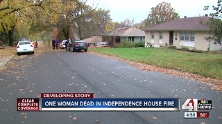 Woman dead in Independence house fire