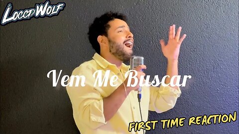 INCREDIBLE VOICE! Vem me Buscar - Gabriel Henrique (Cover) | FIRST TIME REACTION