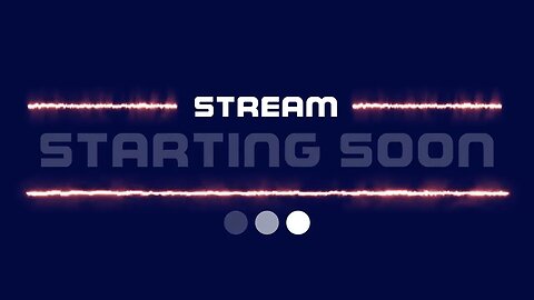 Stream Starting Soon & Stream Offline Overlay Motion Graphics 4K UHD Copyright Free