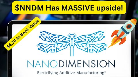 Nano Dimension ($NNDM) has a CASH position that is above its market cap, MASSIVE upside!