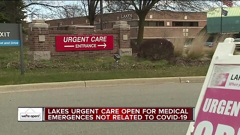 Lakes Urgent Care open for medical emergencies not related to COVID-19