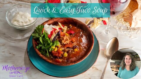 Taco Soup Recipe: Quick & Delicious Easy, Fast Cooking, Tasty Winter Recipe