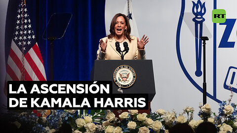 ¿Quién escogió a Kamala Harris para ser candidata presidencial de EE.UU.?