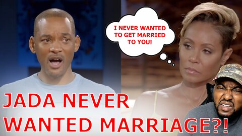 Will Smith's Embarrassment Continues As Jada Says She Cried Because She Never Wanted To Get Married!