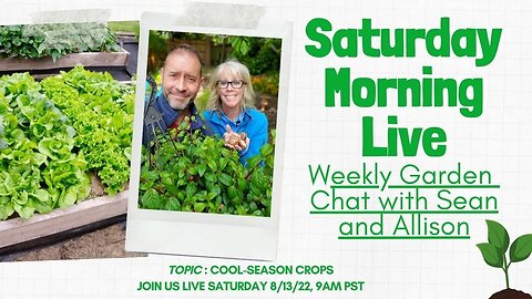 Can You Still Plant Fall Crops Right Now? | Saturday Morning LIVE Garden Chat 😃☕