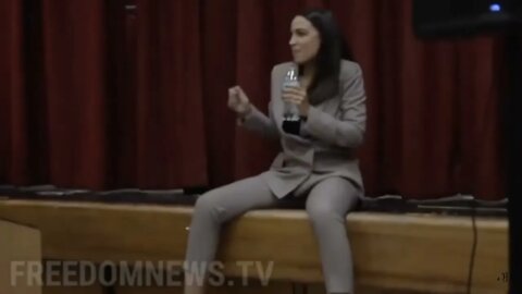 When voters realize AOC is just like the others - War Pig AOC dancing to the chants of angry voters