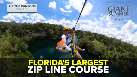 Florida's largest zip line course 'Zip the Canyons' | Giant Summer Adventure