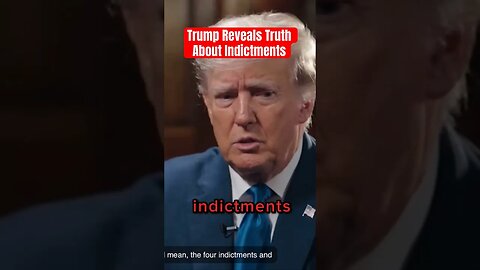 Donald Trump Discusses His Indictments With Tucker Carlson #shorts #trump