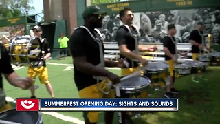 Check out the sights and sounds from Summerfest's first day